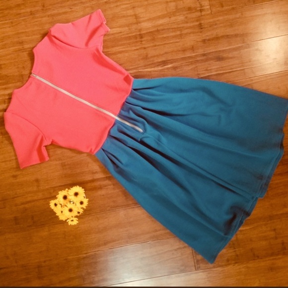 Lularoe Color Block Amelia - Picture 2 of 5